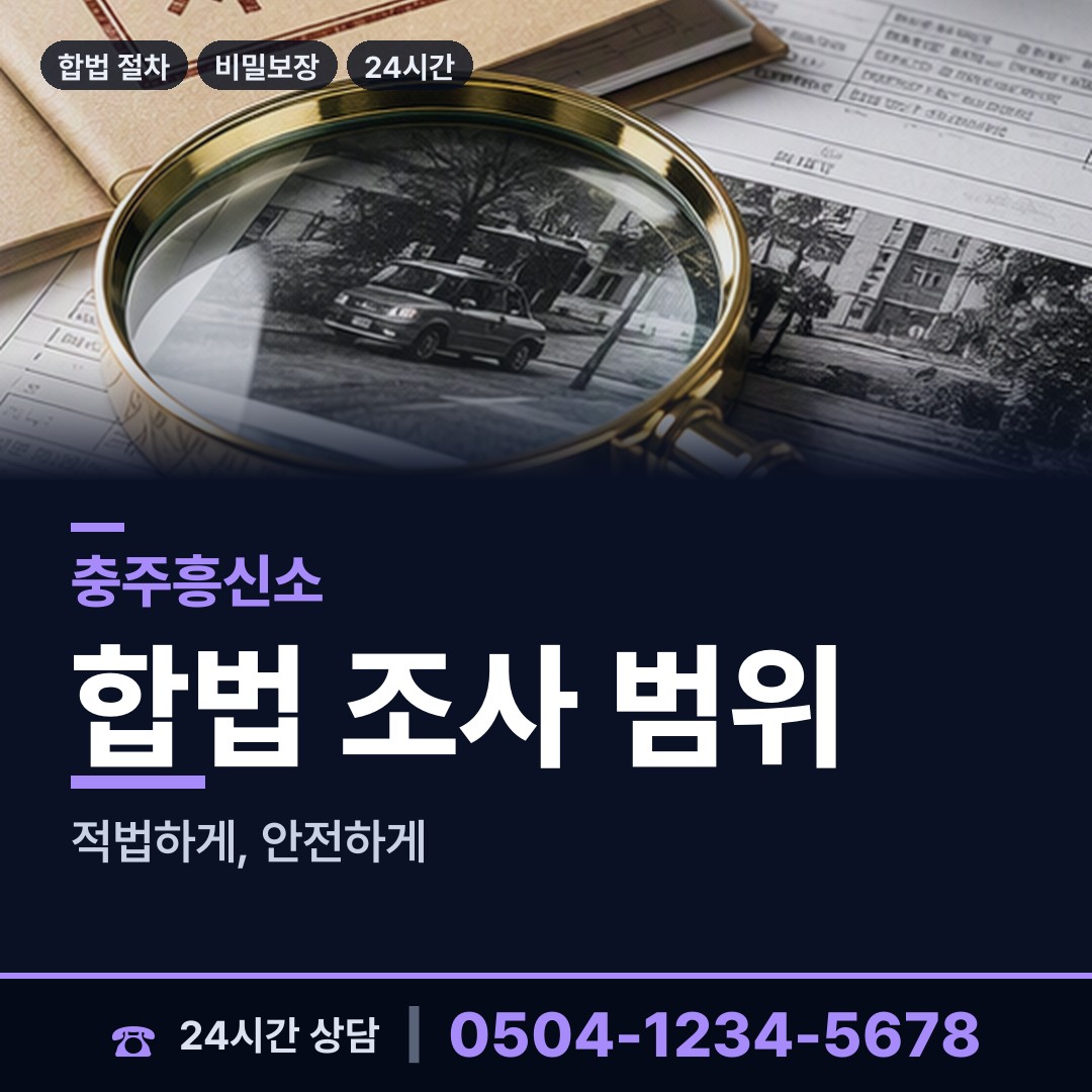 충주 주덕읍 상표도용조사 상담 안내