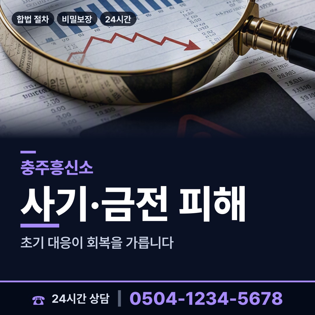 충주 주덕읍 대기업조사 상담 안내